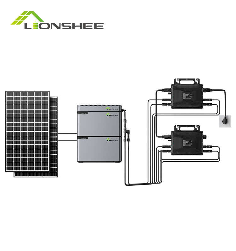 LIONSHEE Balkonkraftwerk Impianto di accumulo per centrale elettrica da balcone 2KWH