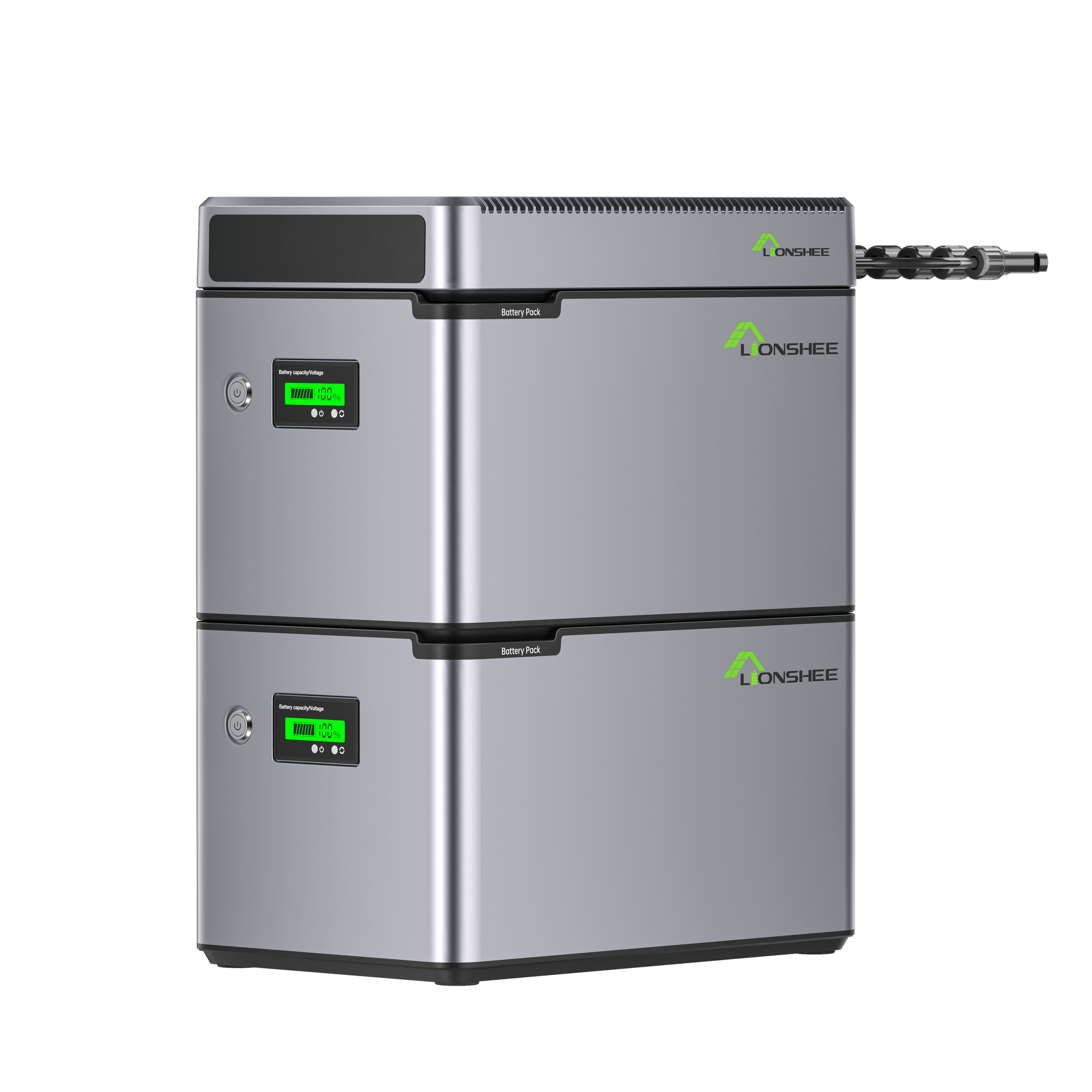 Magazzino Europa 1kwh 2kwh 3kwh 4kwh 5kwh 6kwh Batteria solare impilabile LiFePo4 per accumulo di litio