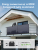Microinverter da 800 W per sistema solare da balcone con 2 MPPT e funzione APP WiFi